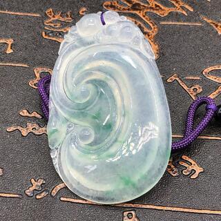 福袋 ネックレス リス 本翡翠 氷ヒスイ 手作り 縁起物 誕生日