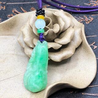 福袋 ネックレス 蘭 本翡翠 氷ヒスイ 誕生日プレゼント 高級緑色 天然石 本物保証