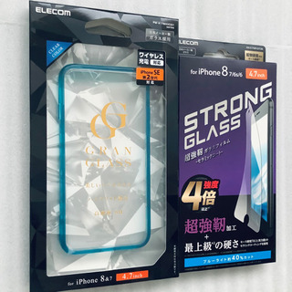 新品 iphone SE2 8 7 リアル ガラス ケース クリ...