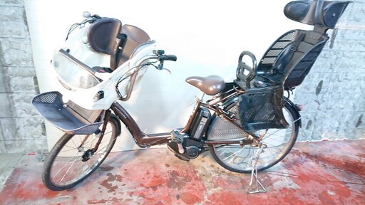 バッテリー最高レベル！YAMAHA　リトルモア　電動自転車　電動アシスト自転車　中古 子供乗せ　10/23