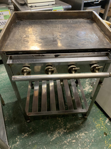 ☆中古品　鉄板焼き台　620x620x800 お好み焼き、焼きそばなどに！！☆