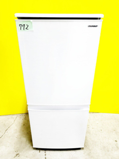 ✨高年式✨772番シャープ✨ノンフロン冷凍冷蔵庫✨SJ-D14E-W‼️