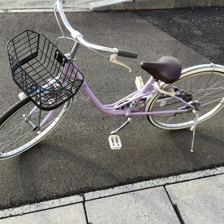 ブリヂストン 紫色 女の子用中古自転車 自転車店 【公式通販】
