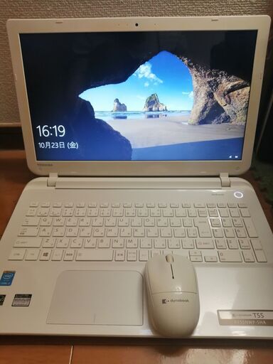 美品　東芝 dynabook 第4世代Core i3搭載 メモリ4G HDD大容量1T（1000G） CD/DVD読み書き 薄型スリム　純正無線マウステンキー 大画面15.6インチ USB3.0　Wifi対応 最新windows10