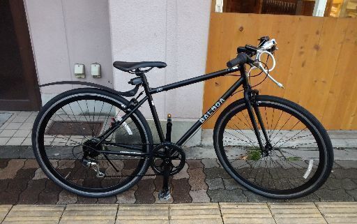 美品☆maruishi BALBOA UNO 700cクロスバイク 6speed/ブラック
