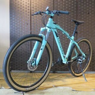 □BIANCHI KUMA 27.3 ビアンキ クマ 17 43cm Mサイズ チェレステ 24速 