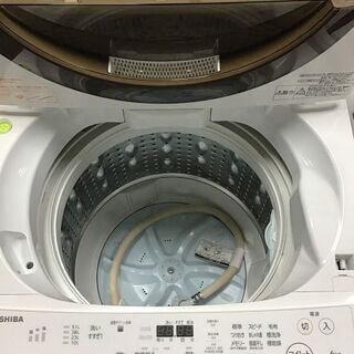 送料無料・設置無料サービス有り】洗濯機 2017年製 TOSHIBA AW-6D6(T) 中古