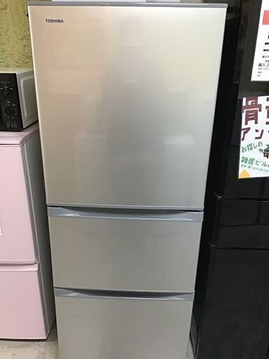 【送料無料・設置無料サービス有り】冷蔵庫 2018年製 TOSHIBA GR-K33S(S) 中古