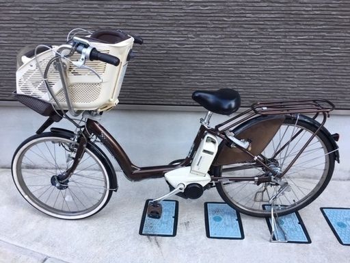 後ろチャイルドシート可能！　ブリヂストン　アンジェリーノ　電動自転車　電動アシスト自転車　中古