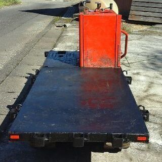 チクスイ乗用運搬車 ❢❢ 実働 ❢ 800 kg積み ❢❢ 木材や長物も積んで