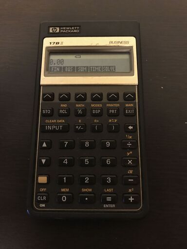 ヒューレット・パッカード　金融電卓　17BⅡ