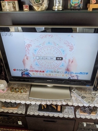 HDD内蔵　HITACHI 日立　37V型 デジタルハイビジョン液晶テレビ Wooo World　L37-XR01-2