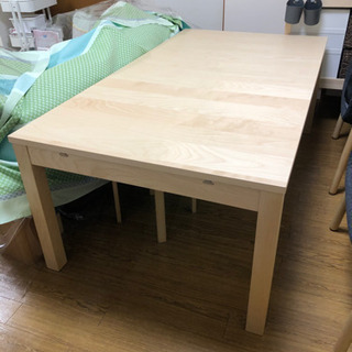 木製伸縮テーブル
