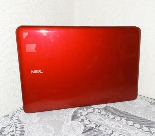 送料無料！NEC/人気のレッド/corei5/win10/HDD750GB/カメラ付き