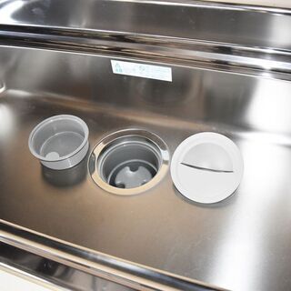 展示品 LIXIL サンウェーブ 流し台 GSE-S-165JXT 左シンク ライト 
