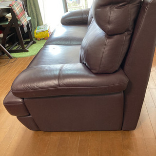 イタリアンレザー　3人がけソファー　　　190cm