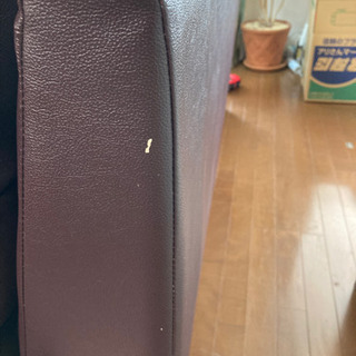 イタリアンレザー　3人がけソファー　　　190cm