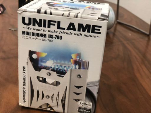 ユニフレーム（UNIFLAME）ミニバーナーUS-700とクッカースタンド350のセット