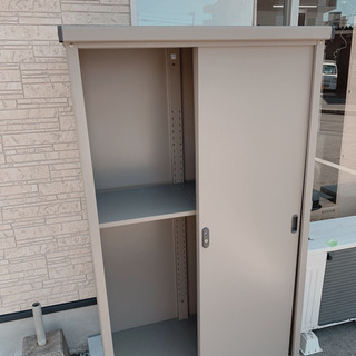野外物置　スチール製　美品　熊本リサイクルショップen