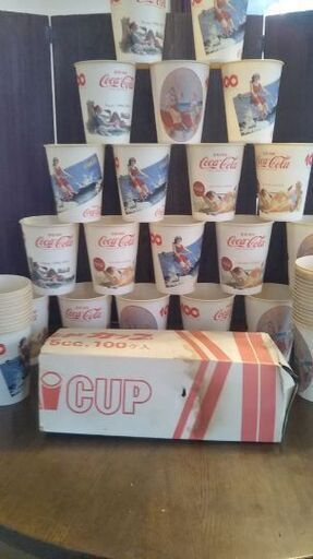 コカコーラ100周年記念紙コップ