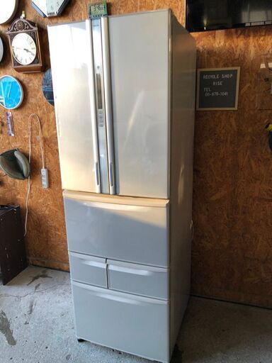 公式ショップ】 C2212 東芝 6ドア冷蔵庫 2011年 426L 自動製氷機