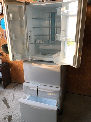 2011年製【東芝】426L 6ドア 自動製氷 冷凍冷蔵庫 GR-431FY