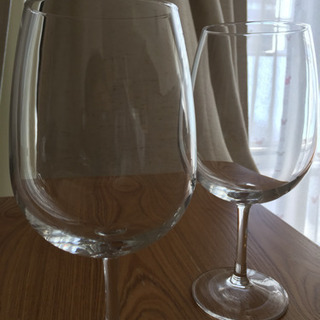 ワイングラス（大きめ。ルネッサーンス可）2本セット