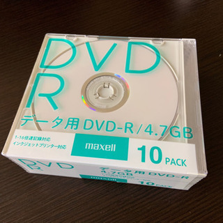 データ用 DＶD-R 4.7GB 10枚【未開封】