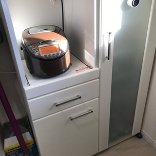 【ネット決済】キッチンボード　炊飯器　キッチンカウンター