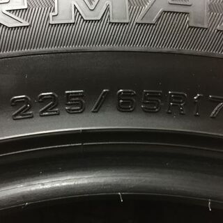 DUNLOP WINTER MAXX SJ8 225/65R17 17インチ スタッドレス 4本 2016年製 バリ溝 RAV4 ヴァンガード CR-V等 (VTA419) クレジットカード QR決済可能