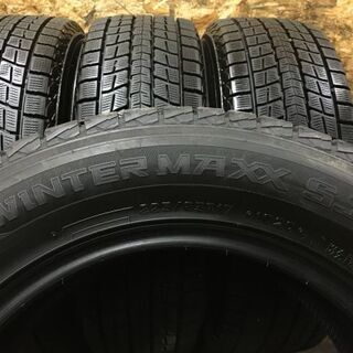 DUNLOP WINTER MAXX SJ8 225/65R17 17インチ スタッドレス 4本 2016年製 バリ溝 RAV4 ヴァンガード CR-V等 (VTA419) クレジットカード QR決済可能