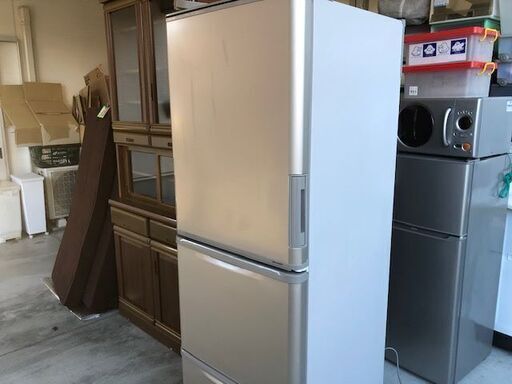 2017年度製シャープSJ-W352C-N3ドア冷蔵庫