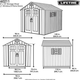 ライフタイム　lifetime 物置　屋外