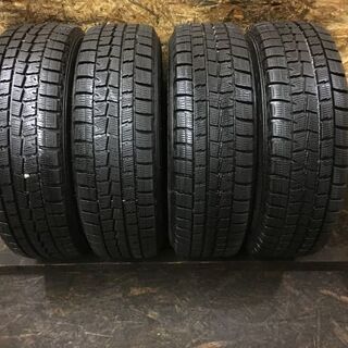 【DUNLOP WM01 175/65R15】スタッドレス【TOPY SCHWARZ MV スチールホイール 15インチ 5.5J4HPCD100/114.3】バリ溝　(TC259) クレジットカード QR決済可能 DUNLOP WM01 175/65R15】スタッドレス【TOPY SCHWARZ MV スチール
