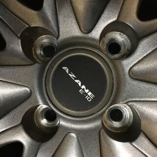 【TOYO GARIT GIZ 175/70R14】スタッドレス【TOPY AZANE E10 14インチ 社外 5.5J4HPCD100+42】2019年 バリ溝 アクア等　(VTI230) クレジットカード QR決済可能