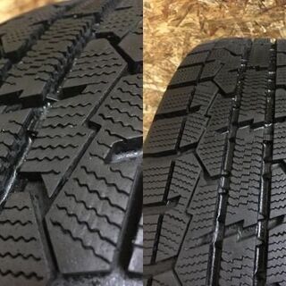 【TOYO GARIT GIZ 175/70R14】スタッドレス【TOPY AZANE E10 14インチ 社外 5.5J4HPCD100+42】2019年 バリ溝 アクア等　(VTI230) クレジットカード QR決済可能