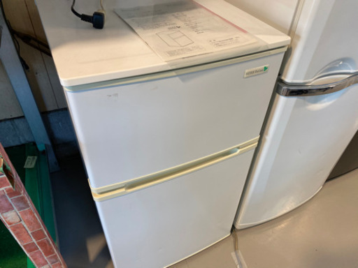 2ドア冷凍冷蔵庫　90L