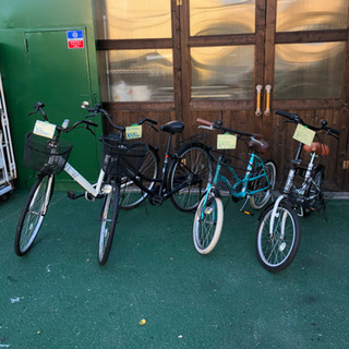 ママチャリ〜シティーサイクル〜折畳自転車、各種取揃えてます。