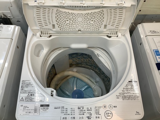 全自動洗濯機　TOSHIBA 5.0kg AW-5G5 2017年製