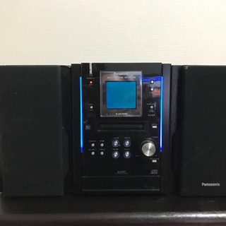【ネット決済】格安　中古　Panasonic コンポ　CD/MD...