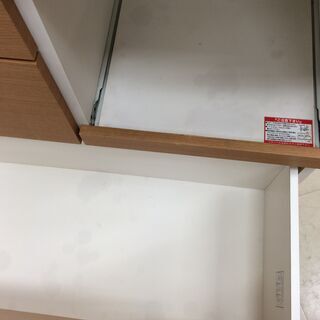 J398 ニトリ 食器棚 キッチンボード Nバンダ 90KB ナチュラル 880×420×1805 クリーニング済み