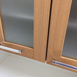 J398 ニトリ 食器棚 キッチンボード Nバンダ 90KB ナチュラル 880×420×1805 クリーニング済み