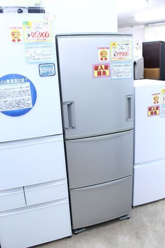【6ヶ月保証】 大特価品 2010年製 SHARP シャープ 345L 冷蔵庫 SJ-WA35S 参考定価 ¥66,800 どっちもドア