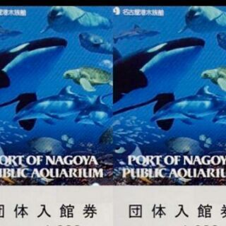 【ネット決済・配送可】名古屋港水族館 入館券 チケット ⑨