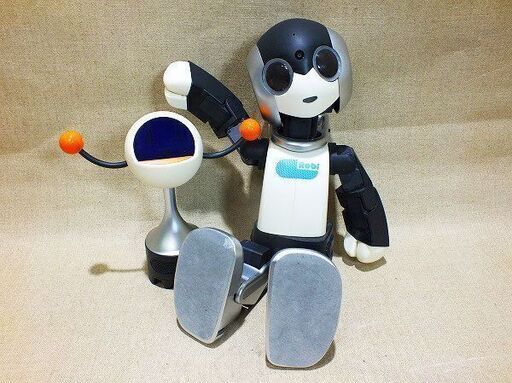 【苫小牧バナナ】ディアゴスティーニ 二足歩行 コミュニケーションロボット ロビ2 ツールロボット Q-bo 起動確認済み 現状渡し♪
