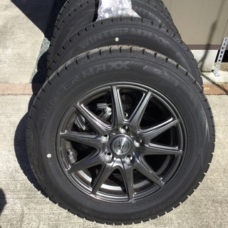 ホンダフリード用スタッドレスタイヤ 185／65R15ダンロップ...