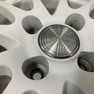 軽量★ECO FORME CRS101　15×5.5J　PCD100　＋38　ホワイト　スポーティホイール！ブリヂストン製