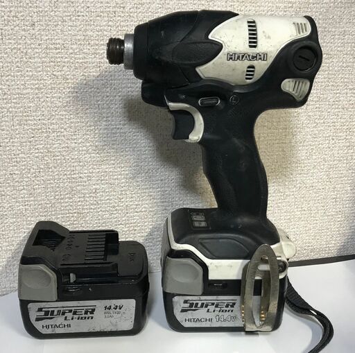 HITACHI インパクトドライバー（ホワイト） セット