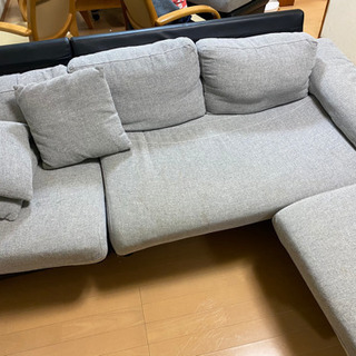 コーナーソファー　グレー！