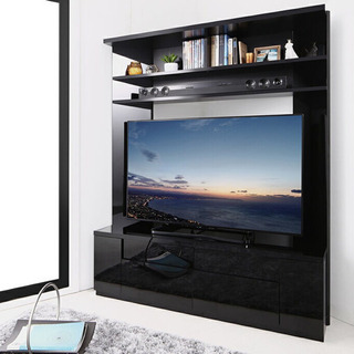 大型テレビ対応 ハイタイプ コーナーテレビボードの画像